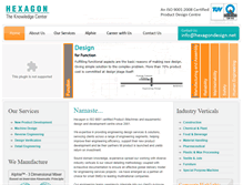 Tablet Screenshot of hexagondesign.net